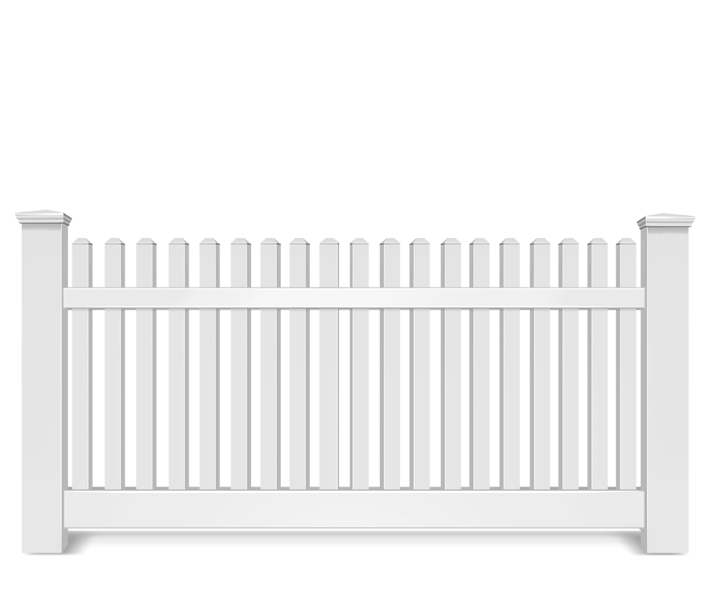 Vinyl picket fence contractor in Northeast Florida