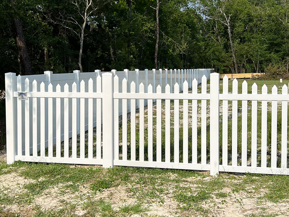 Decorative Fence Example in Green Cove Springs Florida