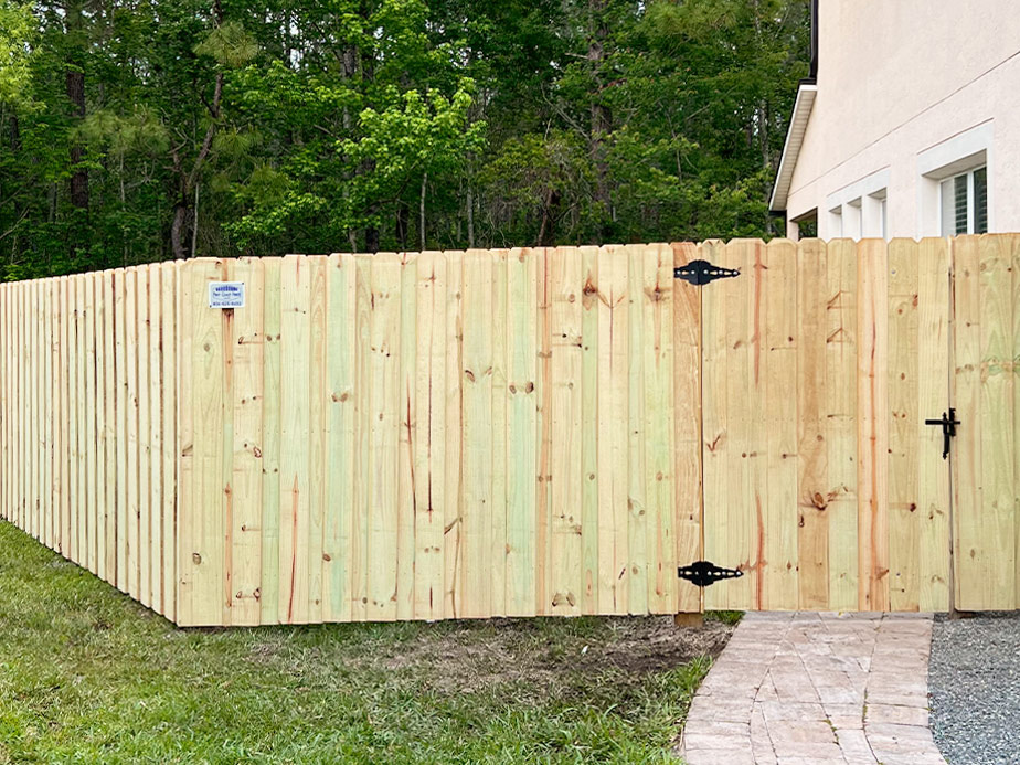 Privacy Fence Example in Green Cove Springs Florida