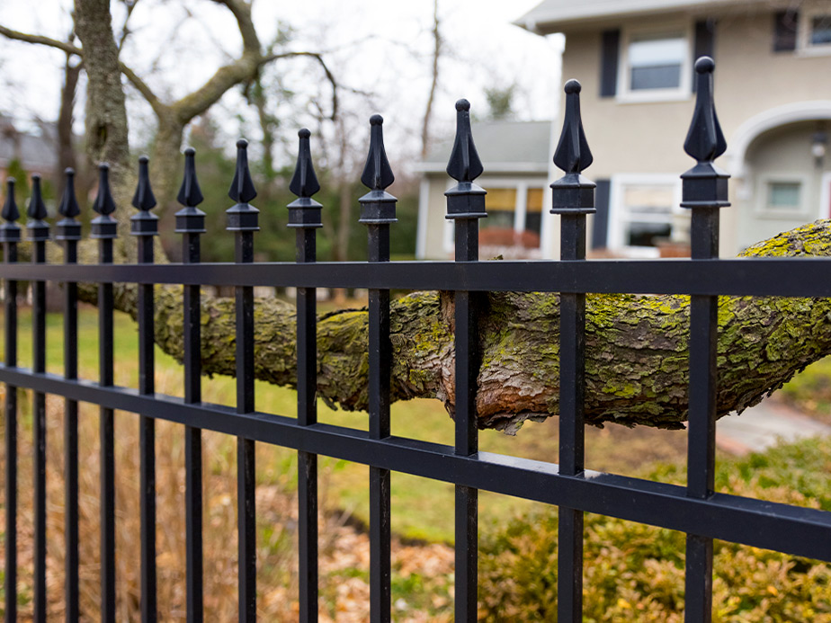 Security Fence Example in Jacksonville Beach Florida