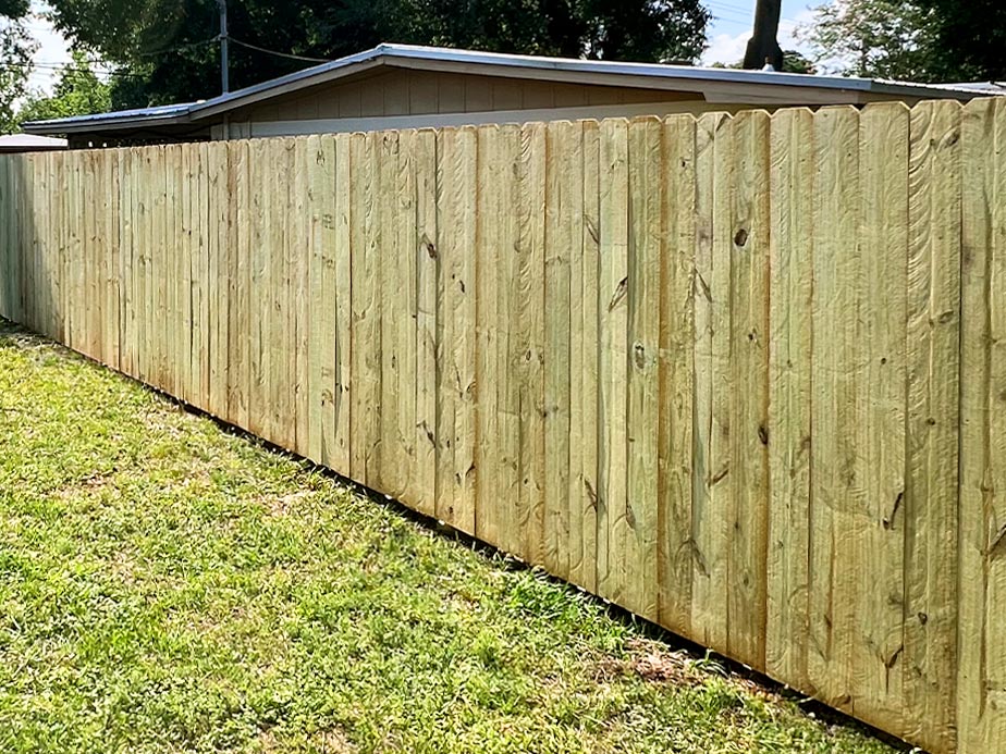 Lake Asbury Florida wood privacy fencing