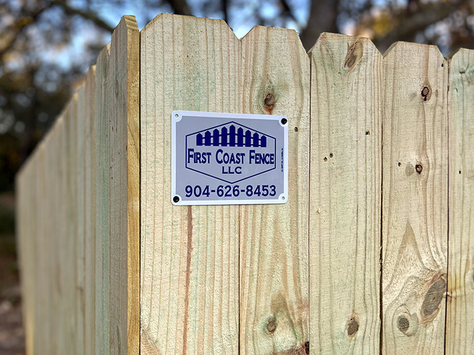 Types of fences we install in Jacksonville FL